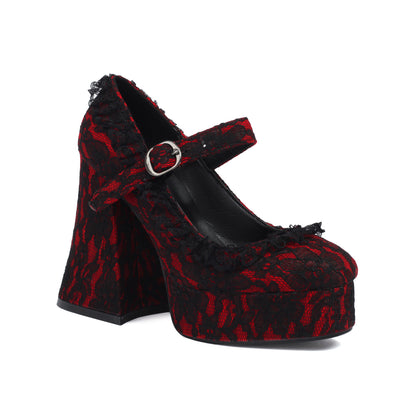 Scalet Lace High Heels