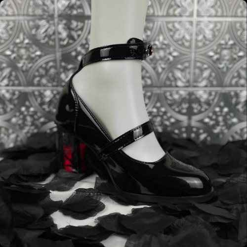 Midnight Rose Heels