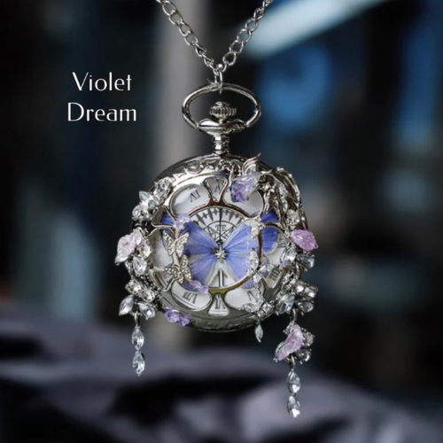Butterfly Pocket Watch