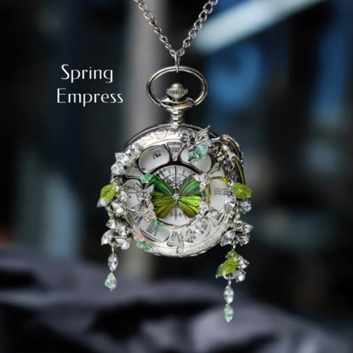 Butterfly Pocket Watch
