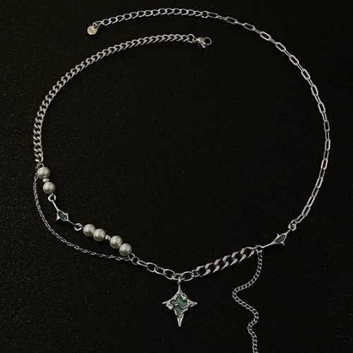 Layered Ear™ Lunar Diamond Necklace