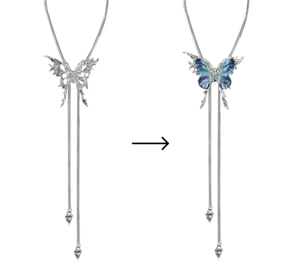 Layered Ear™ Butterfly Necklace