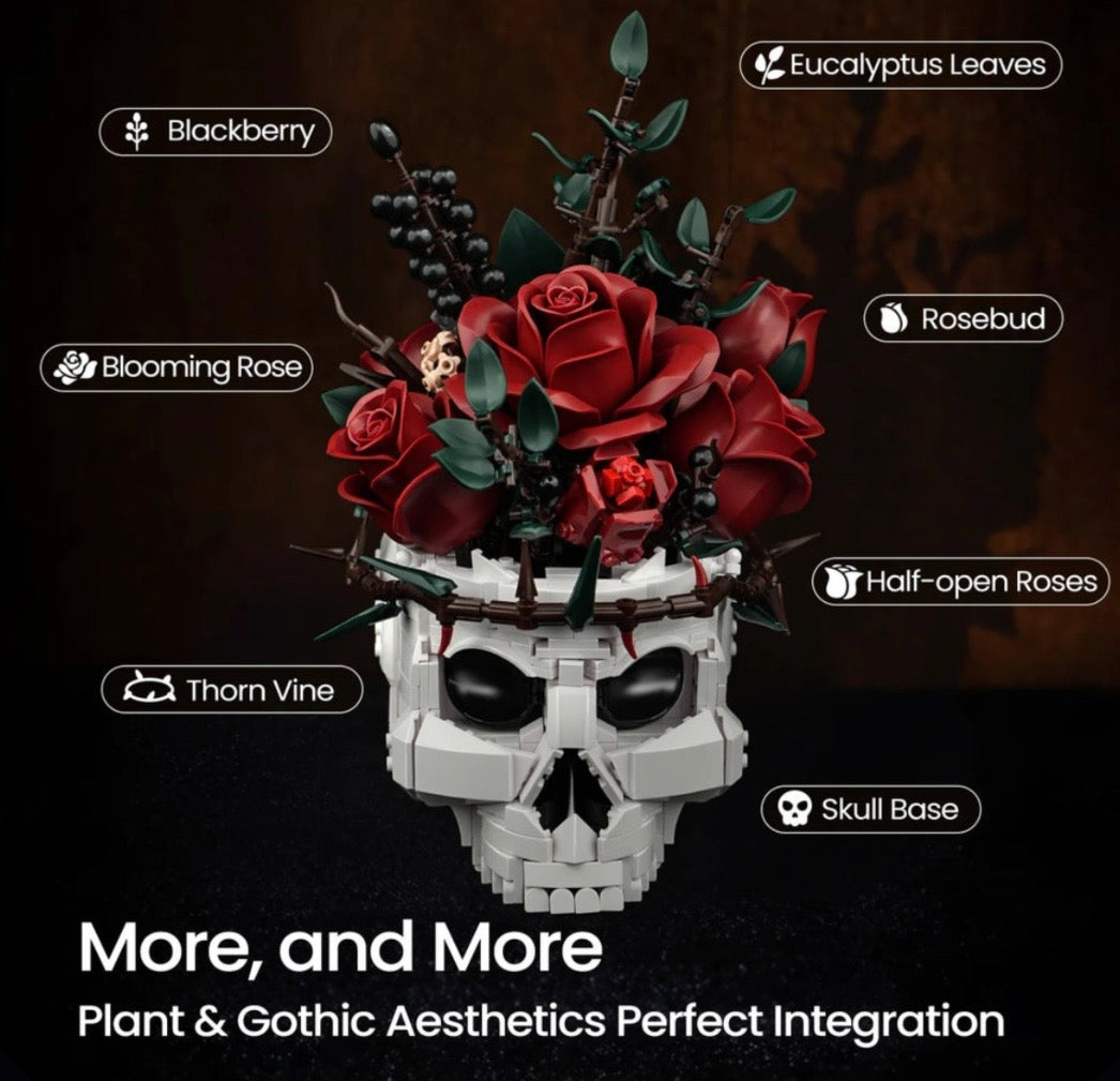 Goth Bricks Skull Set